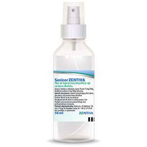 Sanicor Zentiva Sol Alcoólica Desinfetante Mãos 50ml