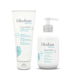Oleoban Skin First Promo Duche Diário 300ml + Creme 200g C/ Desc 70%