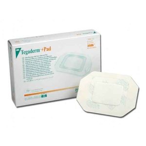 Tegaderm + Pad Penso Estéril Transparente C/ Compressa Absorv 9cmx10cm 5
