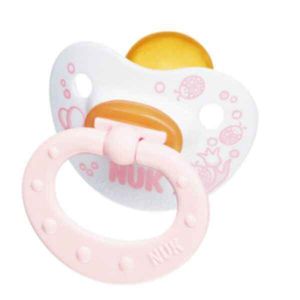 Nuk Chupeta Trendline Chup Látex Rosa 0-6m 2