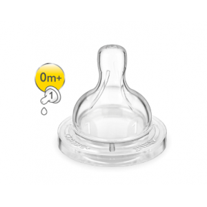 Avent Tetina Classic+ Tet Silic Fluxo Recém-nascido 0m+ 2