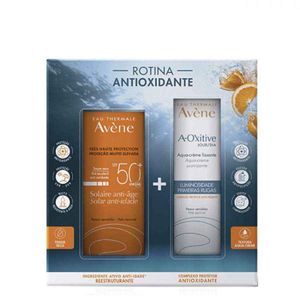 Avène Coffret Rotina Antiox Creme Anti-idade Spf50+ 50ml + Aqua Creme A-oxitive 30ml