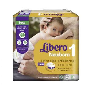 Libero Newborn Fralda T1 2-5kg 24