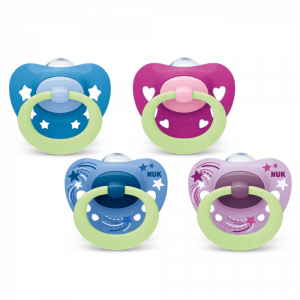 Nuk Chupeta Signature Night Chup Silic 6-18m 2