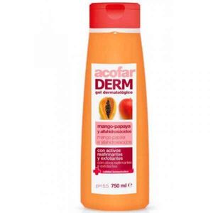 Acofarderm Gel Banho Manga e Papaia 750ml