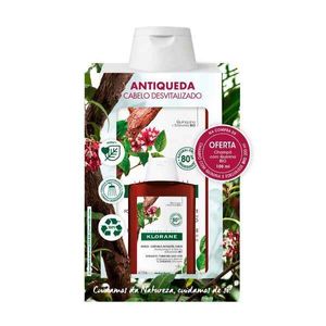 Klorane Quinina Promo Champô Fortific Quinina/edelweiss Bio 200ml + Oferta Champô 100ml