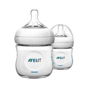 Avent Biberão Natural Bib Plást 125ml Tet Silic 0m+ 2