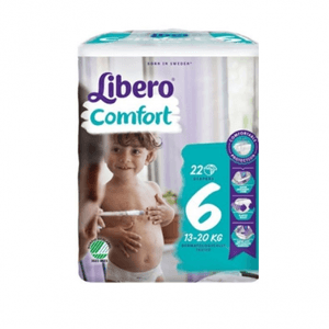 Libero Comfort Fit Fralda Júnior Xl T6 12-22kg 22