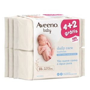 Aveeno Baby Promo Toalhetes Limpeza 6x72