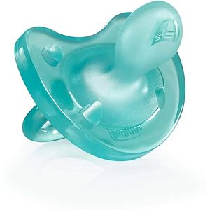 Chicco Chupeta Physio Soft Chup Silic Azul 6-16m