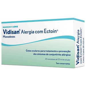 Vidisan Colírio Monodoses C/ Ectoin 20x0.5ml