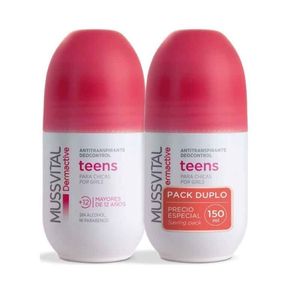 Mussvital Dermactive Teens Deo Roll On Mulher 75ml