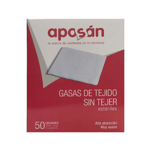 Aposan Compressa Gaze Tnt Estéril 10cmx10cm 25x2
