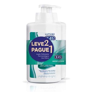 Lutsine E45 Xeramance Promo Duo Loção Hidrat Dermatol 2x500ml + Oferta 2ªembalagem