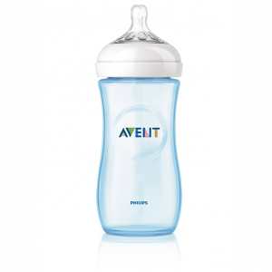 Avent Biberão Natural Bib Plást Azul 260ml Tet Silic 1m+