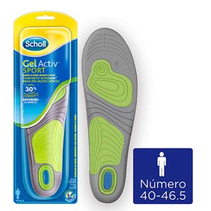 Dr. Scholl Gelactiv Diário/sport/prof Palmilha Sport Homem T42-48 2