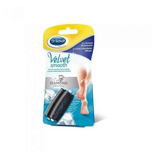 Dr. Scholl Velvet Smooth Lima Substituição Calosidades Difíceis C/ Diamond Crystals 2