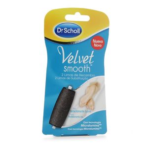 Dr. Scholl Velvet Smooth Lima Substituição Calosidades Leves C/ Diamond Crystals 2