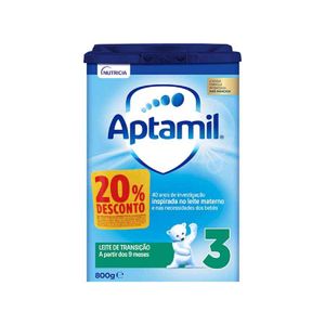Aptamil 3 Pronutra Advance Promo Leite Pó Transição 800g + Desc 20%