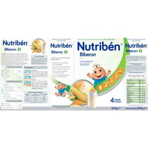 Nutribén Farinha Papa Biberon S/ Açúcar 300g