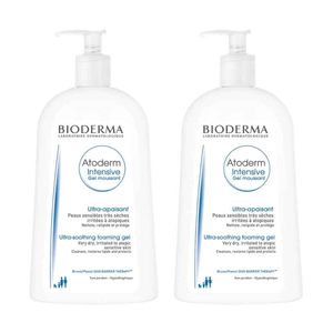 Atoderm Intensive Moussant Promo Duo Gel Moussant P Mt S Sens/p Atópica 2x500ml + Preço Espec