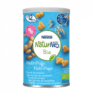 Naturnes Bio Nutripuffs Nutripops Snack Cereais C/ Amendoim 12m+ 35g