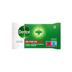Dettol Toalhitas Mãos/superfícies Antibacterianas 15
