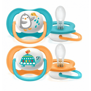 Avent Chupeta Ultra Air Chup Silic Animals Menino 6-18m 2