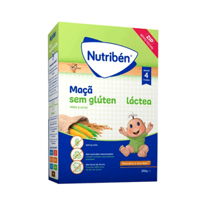 Nutribén Farinha Láctea S/ Glúten Maçã 250g