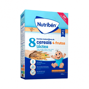 Nutribén Farinha Láctea 8 Cereais e 4 Frutas 250g
