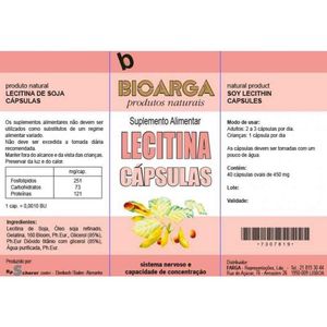 Bioarga Cáps Lecitina 40