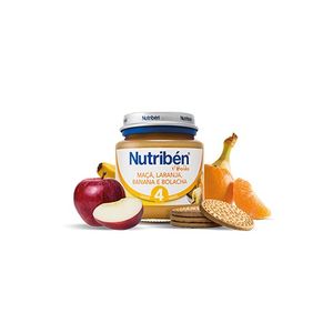 Nutribén Primeiro Boião Boião Maçã/laranja/banana/bolacha 130g