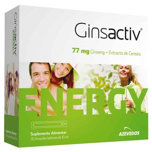Ginsactiv Energy Amp 20x10ml