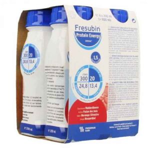 Fresubin Protein Energy Drink Sol Oral Morango 4x200ml