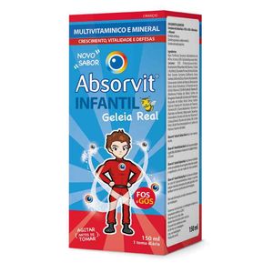 Absorvit Infantil Emul Geleia Real 150ml