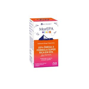 Minami Morepa Kids + Vitamina D Cáps Morango 6anos+ 30