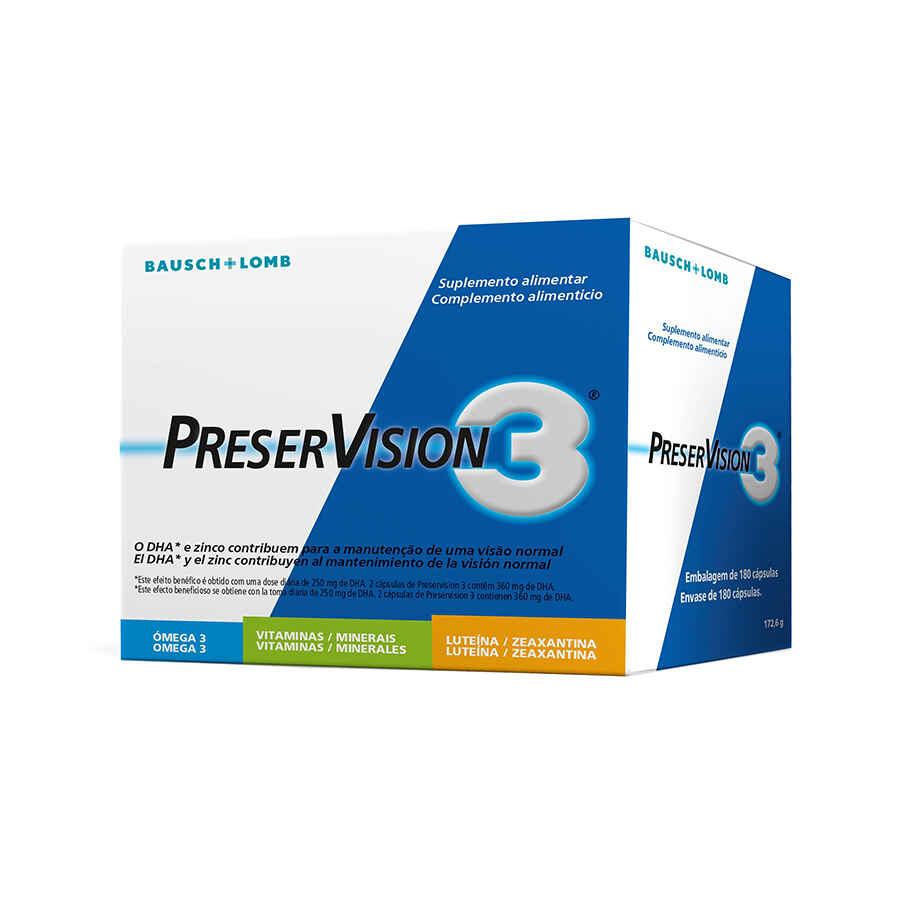 Preservision 3 Cáps 180 Nossa Farmácia A sua farmácia online que
