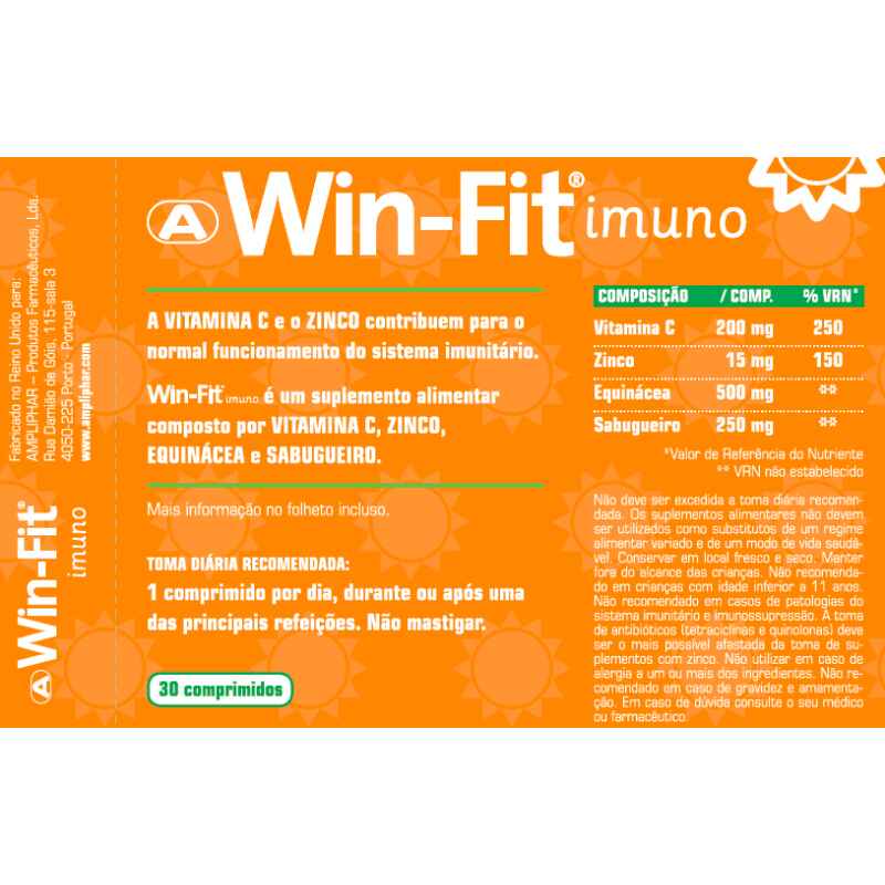 Win-Fit Imuno Suplemento Alimentar - 30 comprimidos - comprar Win-F