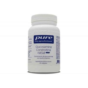 Pure Glucosamina Chondroitina+msm Cáps 60