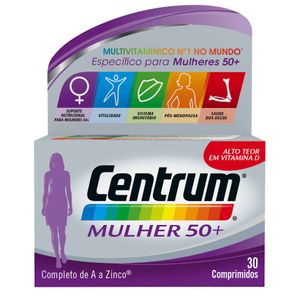 Centrum Mulher 50+ Comp Revest 30