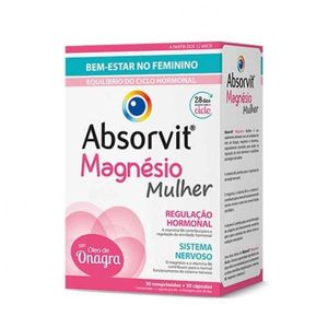 Absorvit Magnésio Complex Especial Mulher Comp 30 + Cáps 30