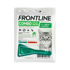 Frontline Combo Sol Unção Punctiforme Gato 50mg/0.5ml+60mg/0.5ml 0.5ml