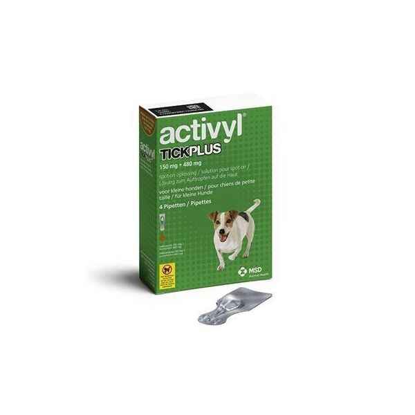 Activyl Tick Plus Sol Uncao Punctiforme Cao Peq 150mg 480mg 4x1ml Nossa Farmacia A sua farmacia online que entrega em todo o pais