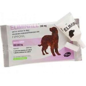 Eliminall Sol Unção Punctiforme Cão 20-40kg 268mg/2.68ml 30x2.68ml