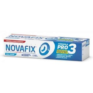 Novafix Pro3 Creme Adesivo Prótese Ultra Forte S/ Sabor 70g