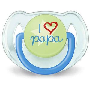 Avent Chupeta Classic Chup Silic Decorada Frases Menino 6-18m 2