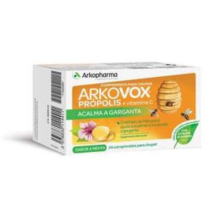 Arkovox Própolis + Vitamina C Comp Chupar Menta 24