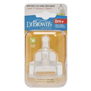 Dr Browns Tetina Tet Silic Boca Larga Fluxo 1 0m+ 2
