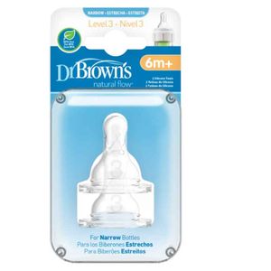 Dr Browns Tetina Tet Silic Standard Fluxo 3 6m+ 2