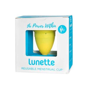 Lunette Lucia Copo Menstrual Silic Amarelo T2 30ml
